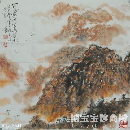 陈念伟山水1 山水画作品 类别: 国画山水作品